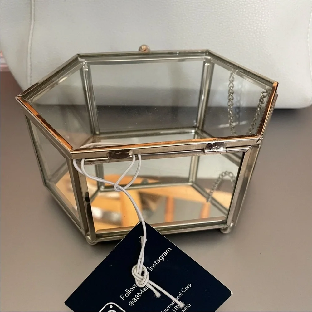 Glass & Mirrored Jewelry Organizer